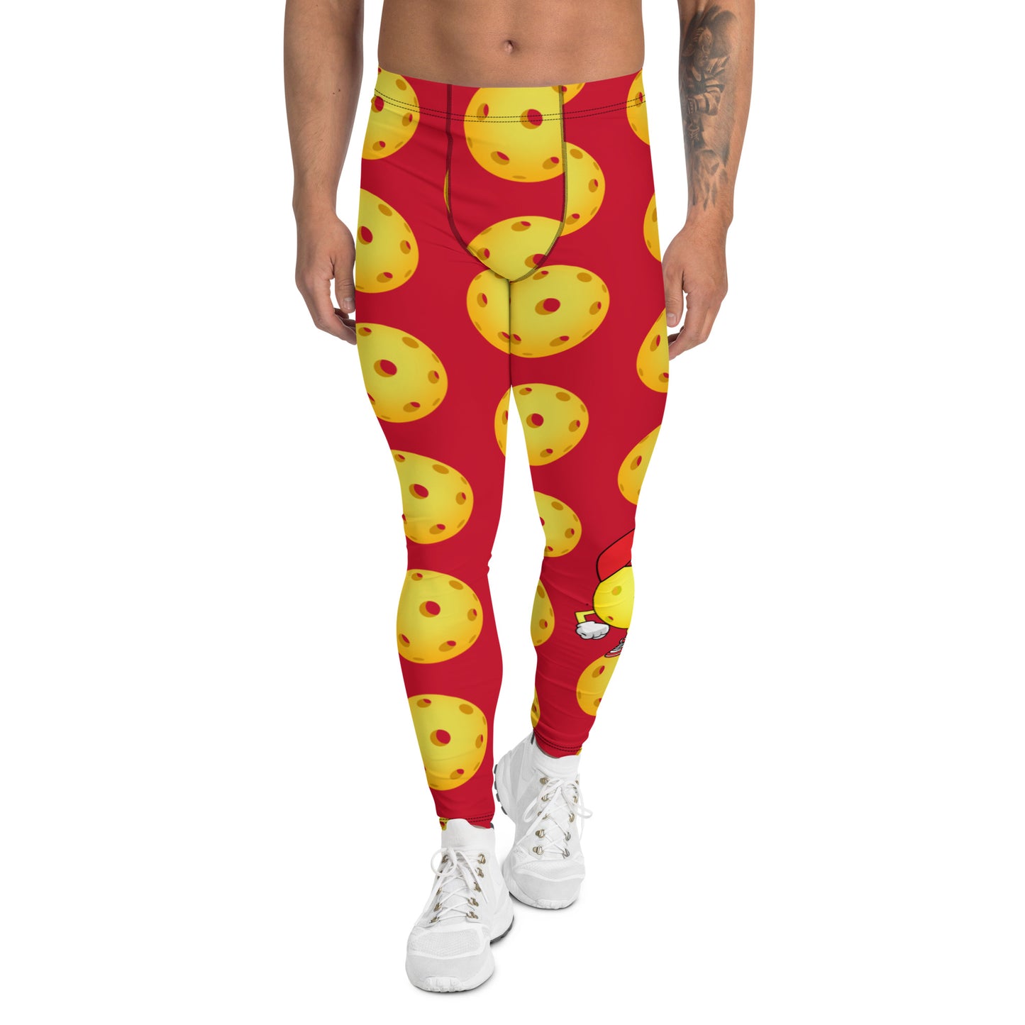 Men's Red Leggings