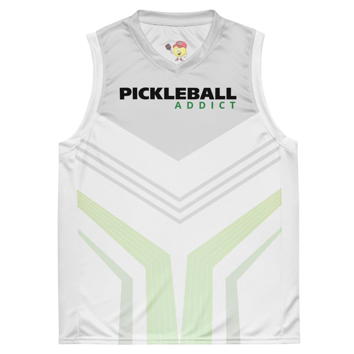 Pickleball Addict Grey Jersey