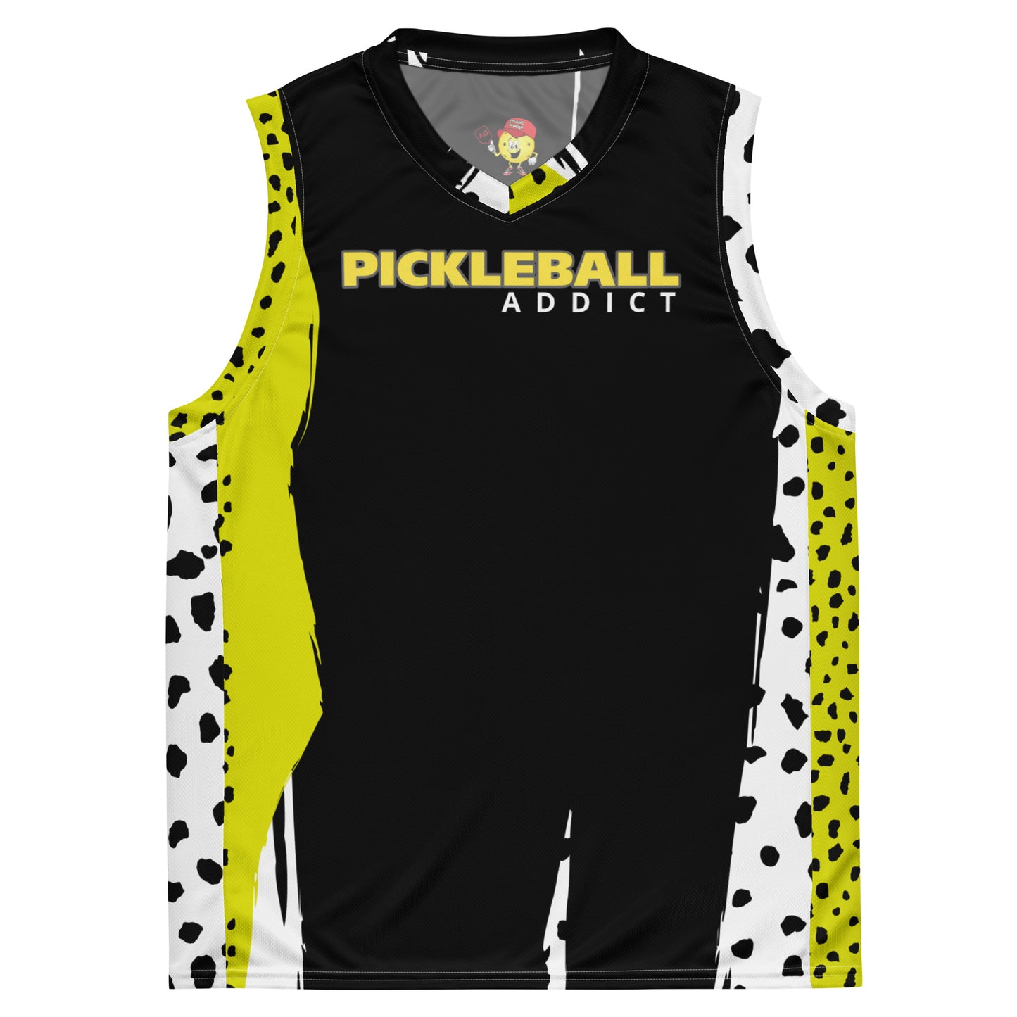 Pickleball Addict Abstract Cheetah Jersey