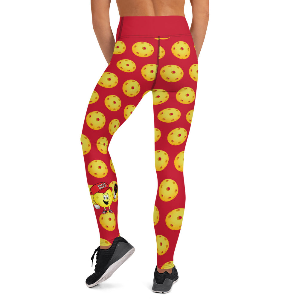 Women's Red Leggings